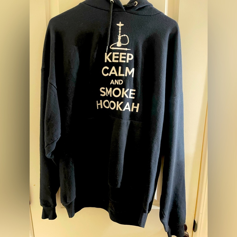 Black Graphic Hoodie